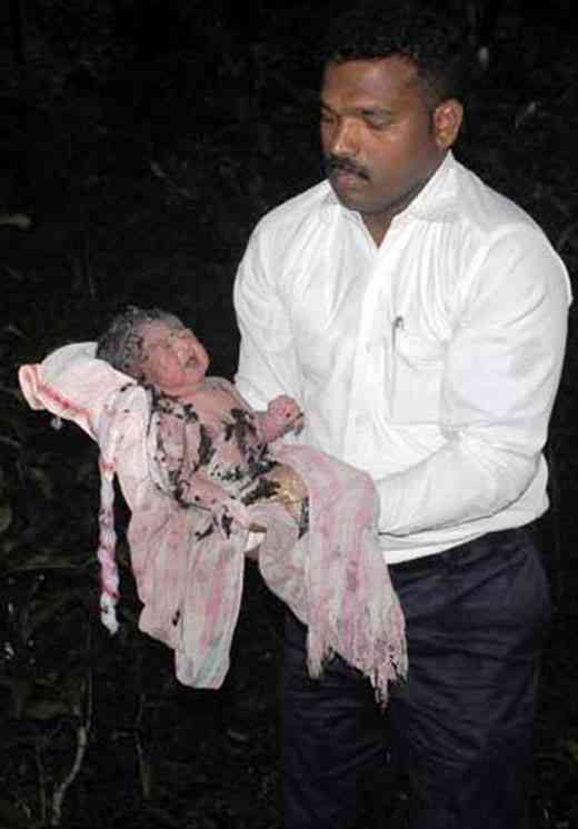 New born girl 